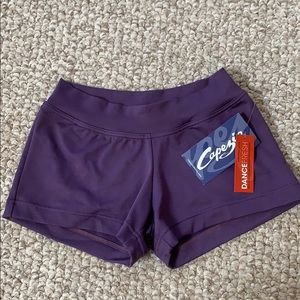 Capezio Purple Dance Shorts